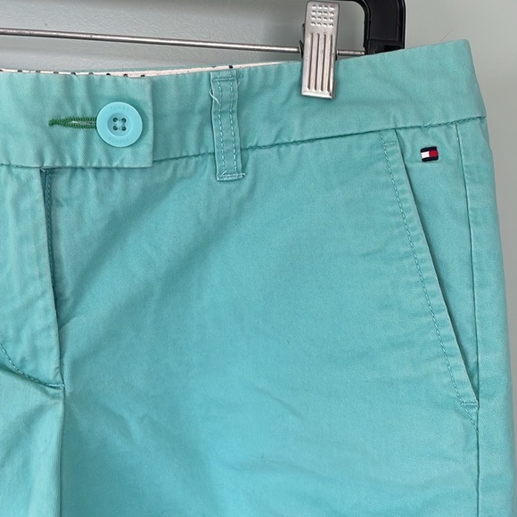Tommy Hilfiger aqua color shorts, size 6 - Picture 2 of 6